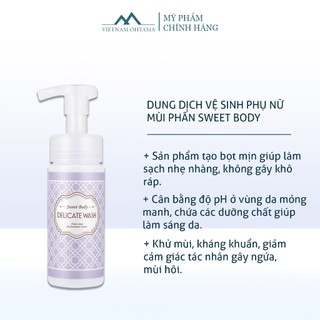 Dung dịch vệ sinh phụ nữ Sweet Body Delicate Wash