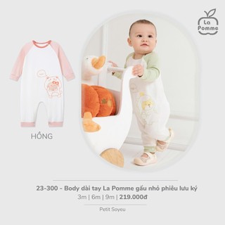 La pomme SS2025 BST Body dài tay cho bé yêu T7.1