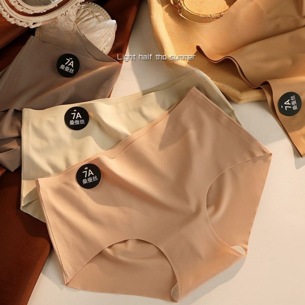 SET 3-4 Quần lót nữ su đúc mềm mịn thoáng khí cạp vừa ôm mông quyến rũ kiểu dáng basic LANIXA L618