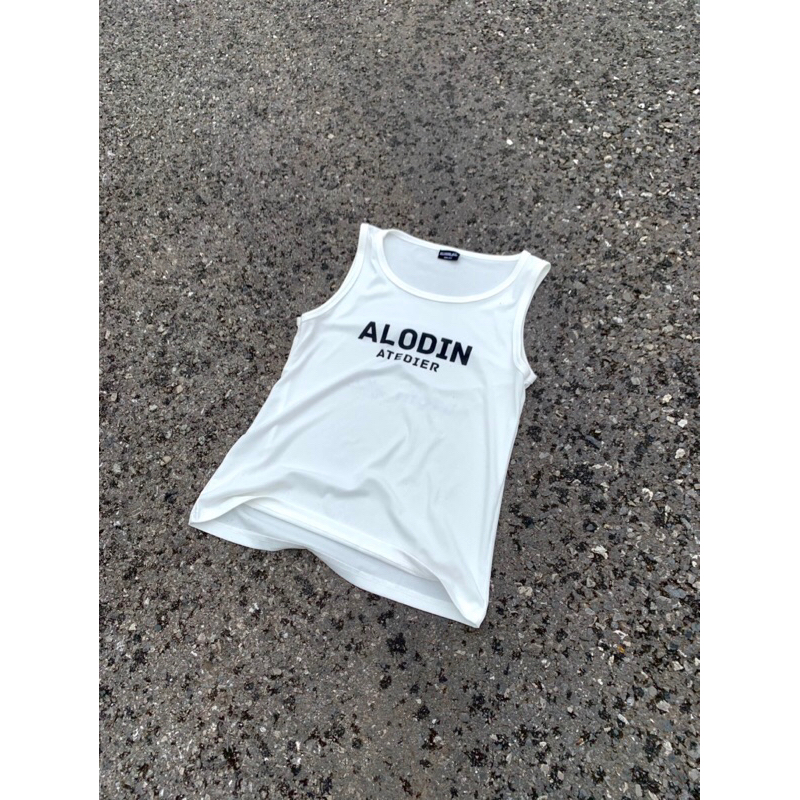 ALODIN.atedier | Áo 3 lỗ in kéo lụa vải tăm lạnh nam nữ