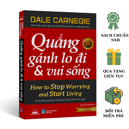 Sách - Quẳng Gánh Lo Đi & Vui Sống - Khổ Lớn, Tái Bản 2024