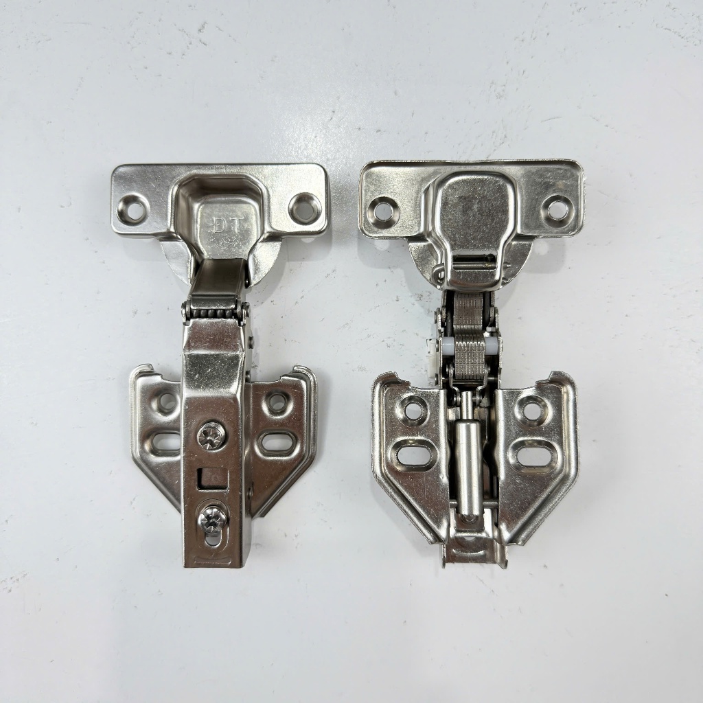 (Giá bán 1 cặp) Bản lề thép giảm chấn, bản lề thẳng (A), cong ít (B), cong nhiều (C)
