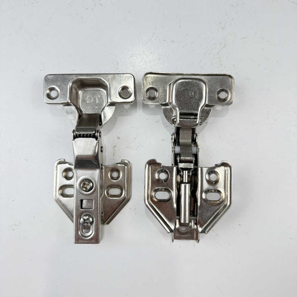 (Giá bán 1 cặp) Bản lề thép giảm chấn, bản lề thẳng (A), cong ít (B), cong nhiều (C)