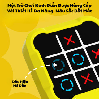 Đồ Chơi Cờ Caro Đấu Trí X.O Tic-Tac-Toe 3in1 Thú Vị Đồ Chơi Thông Minh Cho Bé Rèn Luyện Kĩ Năng Thỏa Sức Sáng Tạo