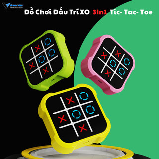 Máy Chơi Game 3in1 XO Tic-Tac-Toe Nhiều Cấp Độ Chơi Có Hiệu Ứng Âm Thanh Sôi Động Chất Liệu Nhựa ABS An Toàn Cho Bé