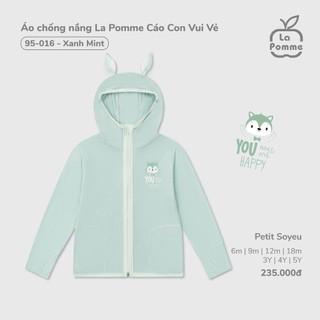 La pomme SS2025 Áo chống nắng La Pomme Cáo Con Vui Vẻ - cho bé T7.1