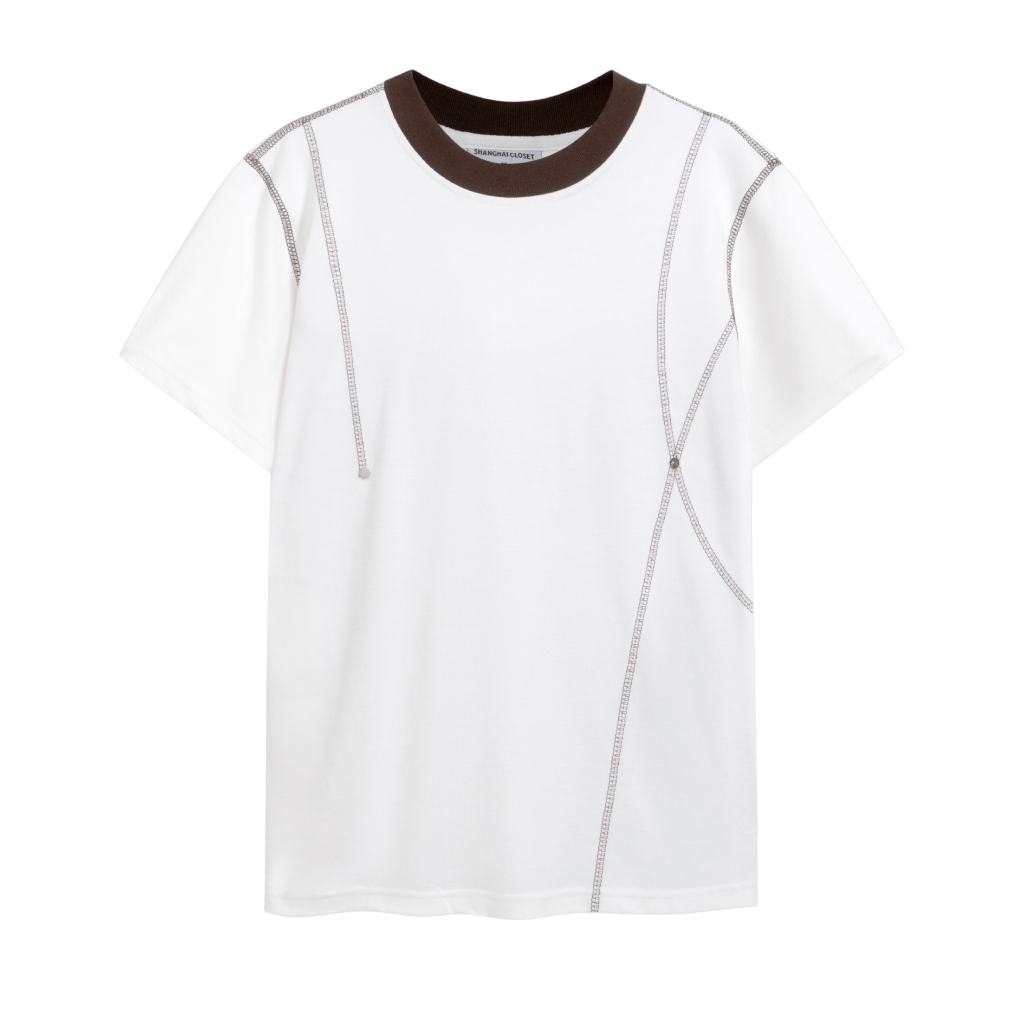 [NEW IN] Áo Thun Nam CHỈ NỔI Hàn Quốc vải Cotton, Thấm Hút Mồ Hôi, Mềm Mịn, Thoải Mái - SHINGHAI