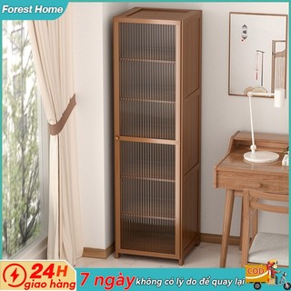 Kệ sách cửa kính Bếp Đa Năng để đồ Kệ Sách Đứng Tủ Kính Trong