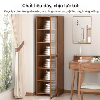 Kệ sách cửa kính Bếp Đa Năng để đồ Kệ Sách Đứng Tủ Kính Trong