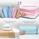 Bộ Ga Gối 4 Món Lụa Tencel 50s AOICONCEPT nhiều Hoạ Tiết Đủ Size cao cấp Hàn Quốc Êm Ái Thoáng Mát 1 ga giường 3 vỏ gối — ảnh 2