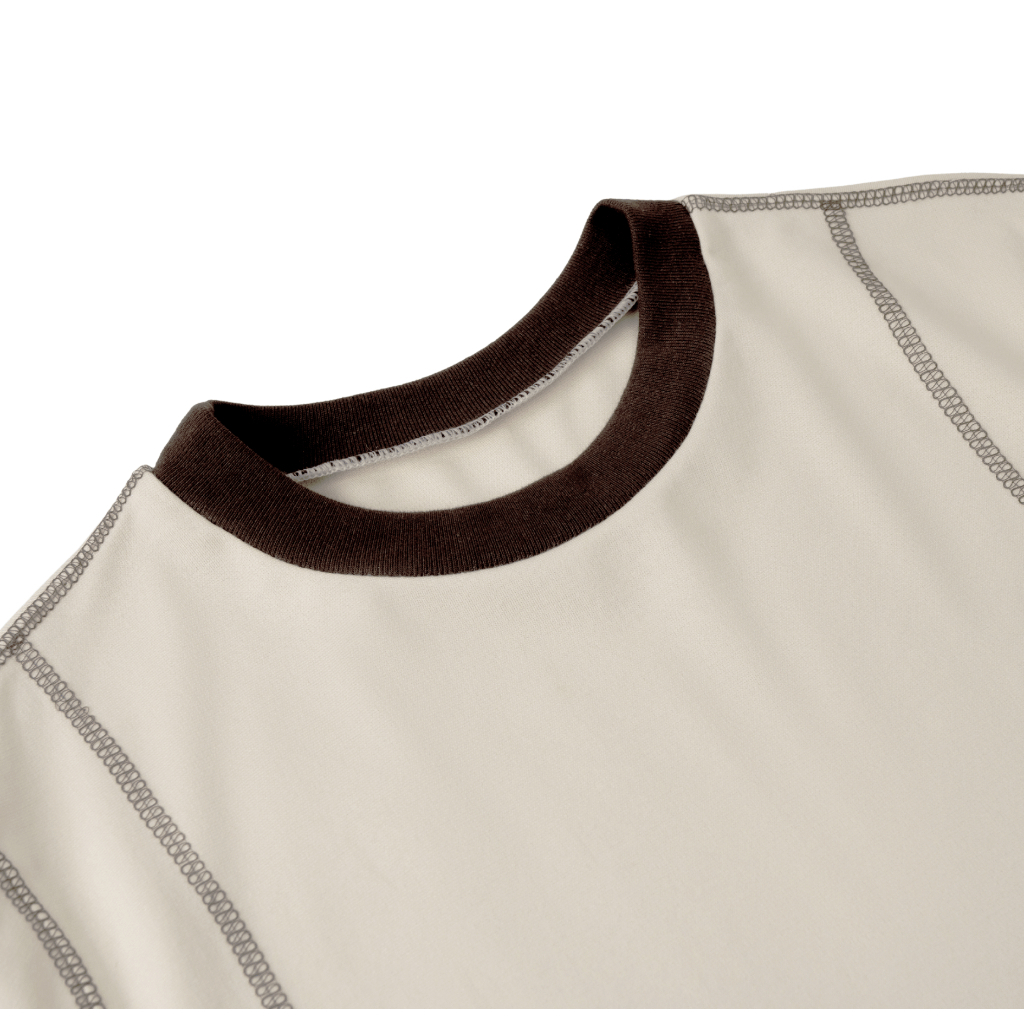 [NEW IN] Áo Thun Nam CHỈ NỔI Hàn Quốc vải Cotton, Thấm Hút Mồ Hôi, Mềm Mịn, Thoải Mái - SHINGHAI