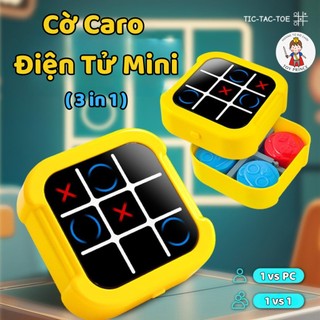 Đồ Chơi Cờ Caro Đấu Trí X.O Tic-Tac-Toe 3in1 Thú Vị Đồ Chơi Thông Minh Cho Bé Rèn Luyện Kĩ Năng Thỏa Sức Sáng Tạo