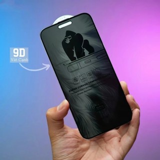 Kính IPHONE Chống Nhìn Trộm  4 CHIỀU 360 ĐỘ, KÈM KHUNG TỰ DÁN MAGICBOX 6D CUVER MA-189