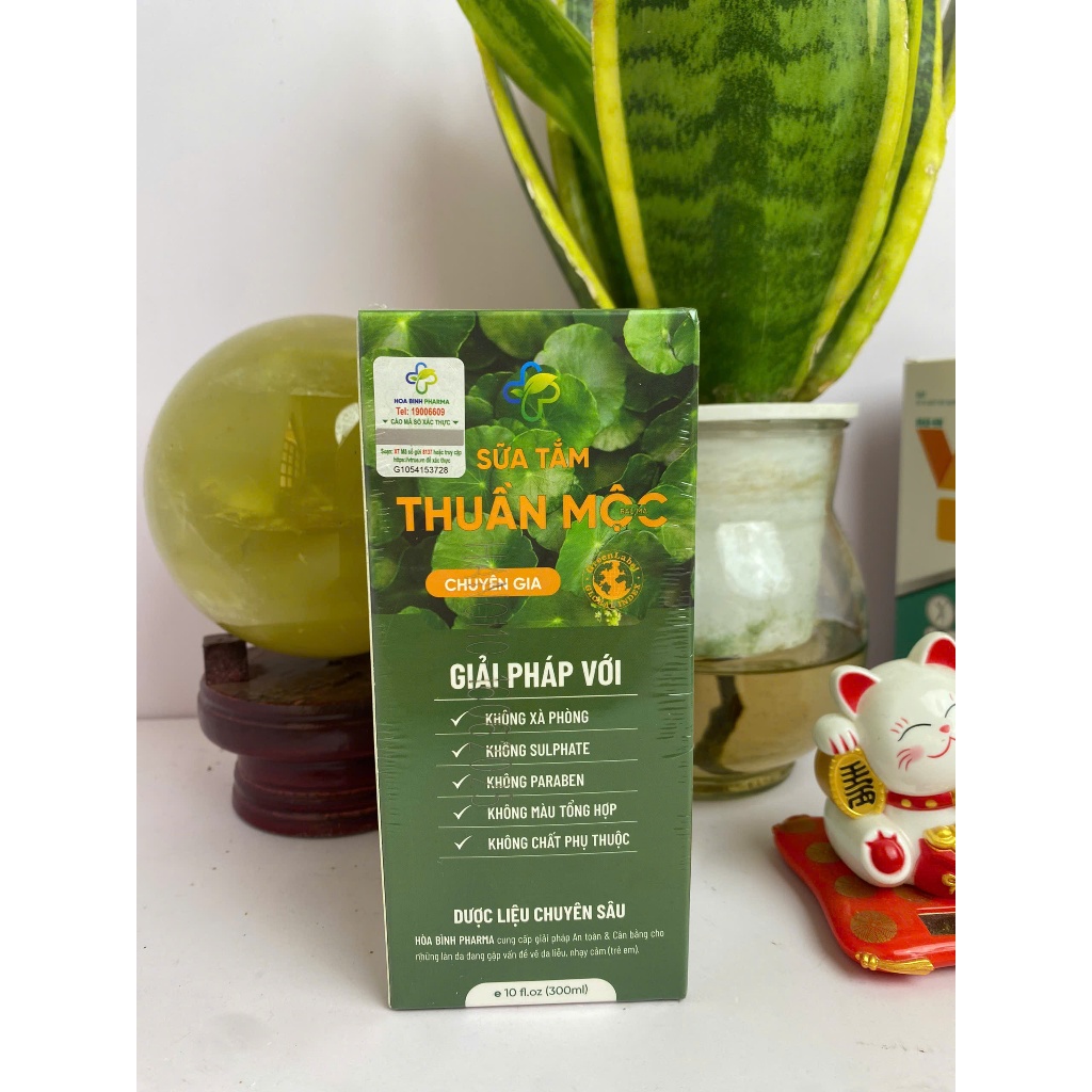 Sữa Tắm Thảo Dược Thuần Mộc, cho da nhạy cảm, các vấn đề da liễu, da mỏng yếu ở trẻ, ngừa mụn viêm