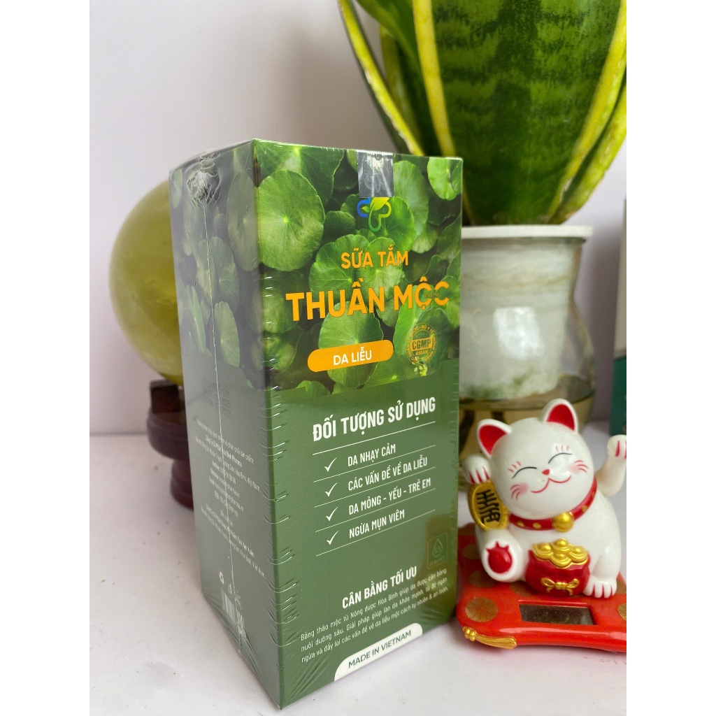 Sữa Tắm Thảo Dược Thuần Mộc, cho da nhạy cảm, các vấn đề da liễu, da mỏng yếu ở trẻ, ngừa mụn viêm
