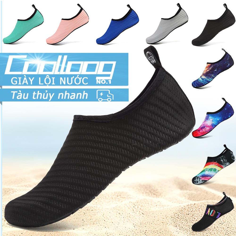 Giày thể thao giày cao su sandal ngoài trời cho nam và nữ giày đi biển chân trần giày lặn nước