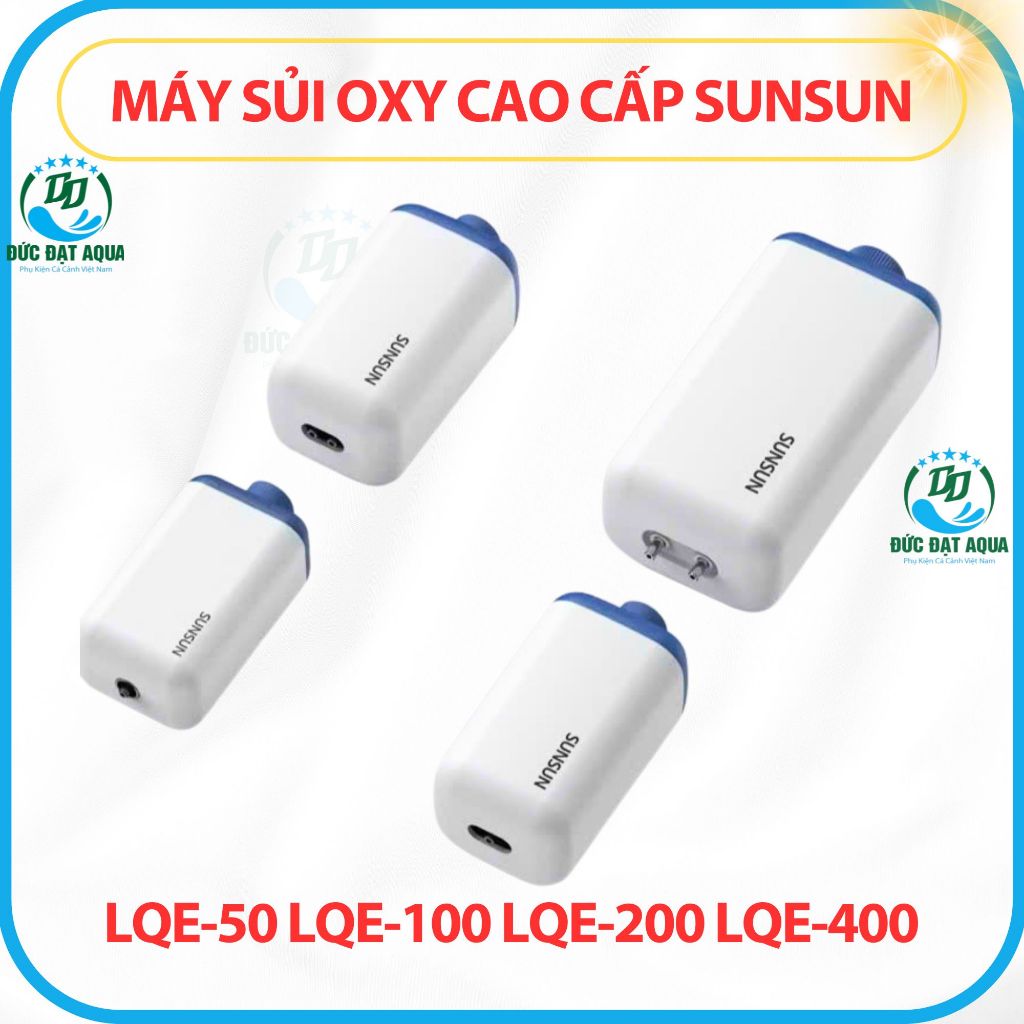 Máy sủi Oxy cao cấp bể cá Sunsun LQE siêu khoẻ, êm LQE-50 LQE-100 LQE-200 LQE-400 3
