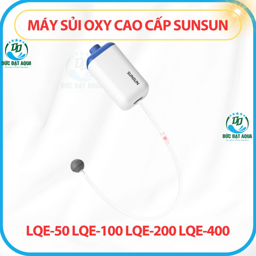 Máy sủi Oxy cao cấp bể cá Sunsun LQE siêu khoẻ, êm LQE-50 LQE-100 LQE-200 LQE-400 4