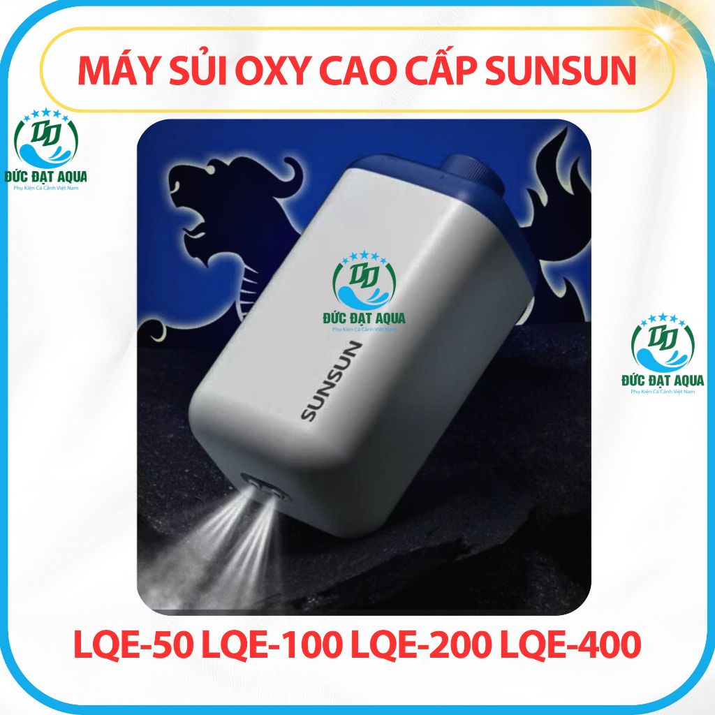 Máy sủi Oxy cao cấp bể cá Sunsun LQE siêu khoẻ, êm LQE-50 LQE-100 LQE-200 LQE-400 5