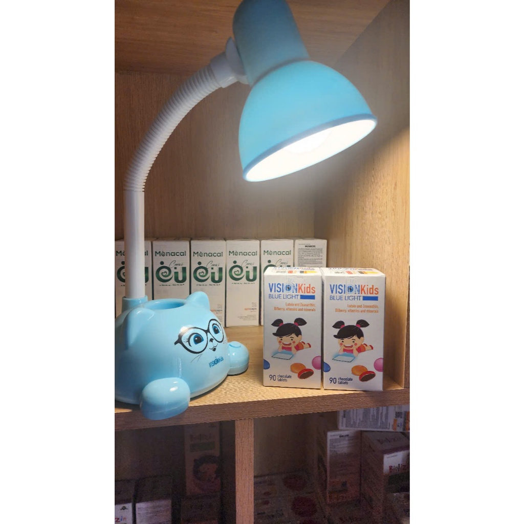 Vision Kids Blue Light - Viên sáng mắt, giúp bảo về mắt khỏi ánh sáng Xanh Hộp 90 viên date moi + quà tặng