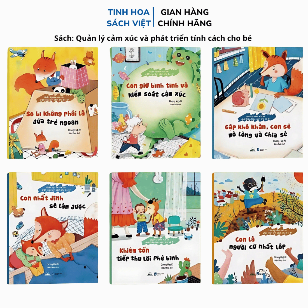 Sách - Combo 10 Cuốn Quản Lý Cảm Xúc Và Phát Triển Tính Cách Cho