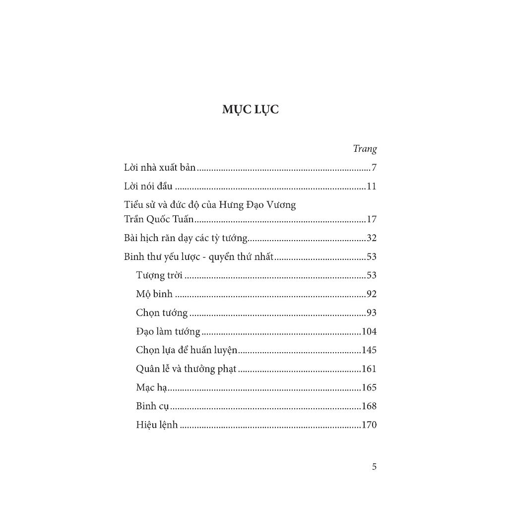 Sách - Binh Thư Yếu Lược - Tân Biên - Nhà Xuất Bản Tri Thức
