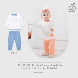 La pomme SS2025 BST Bộ dài tay cho bé T7.1