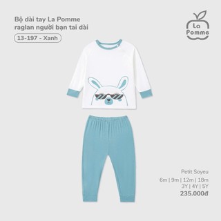 La pomme SS2025 BST Bộ dài tay cho bé T7.1