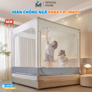 Màn Khung Chống Muỗi, Bảo Vệ Bé Khỏi Té Ngã Pakey, Màn Khung Không Khoan Tường Có Cửa Ra Vào P-MK01