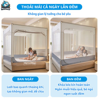 Màn Khung Chống Muỗi, Bảo Vệ Bé Khỏi Té Ngã Pakey, Màn Khung Không Khoan Tường Có Cửa Ra Vào P-MK01