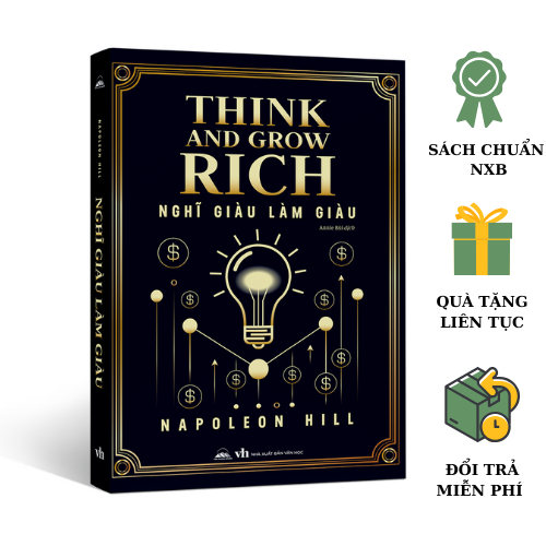 Sách - Nghĩ Giàu Làm Giàu - Think And Grow Rich - NXB Văn Học
