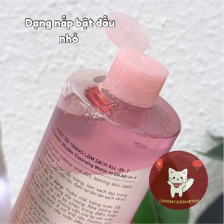 [COLORKEY] Nước Tẩy Trang Colorkey 2 Lớp Nước Và Dầu Vỏ Hồng, Dễ Dàng Tẩy Trang Lớp Makeup, 500ml