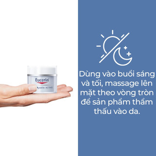 [HÀNG CÔNG TY] Kem dưỡng cấp ẩm cho da thường, da hỗn hợp Eucerin Ultrasensitive Aquaporin Nourishing Gel Cream (50ml)
