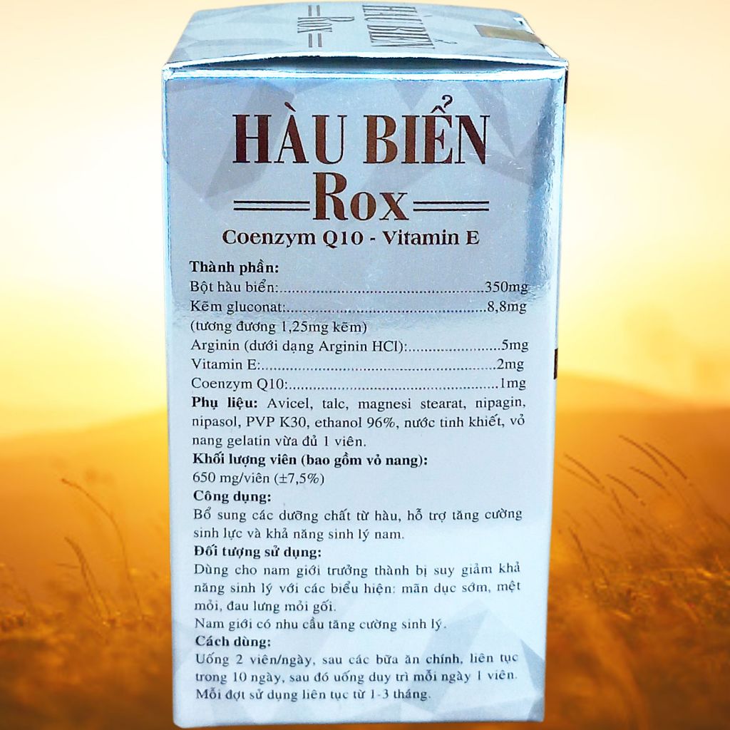 Hàu Biển Rox Trắng - Rostex - Vinaphar - Vitamin Thanh Lọc