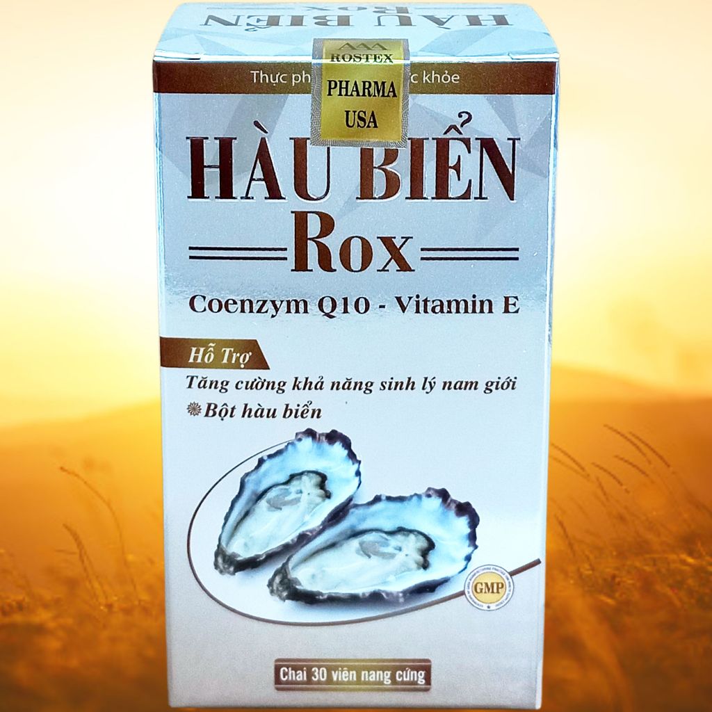 Hàu Biển Rox Trắng - Rostex - Vinaphar - Vitamin Thanh Lọc
