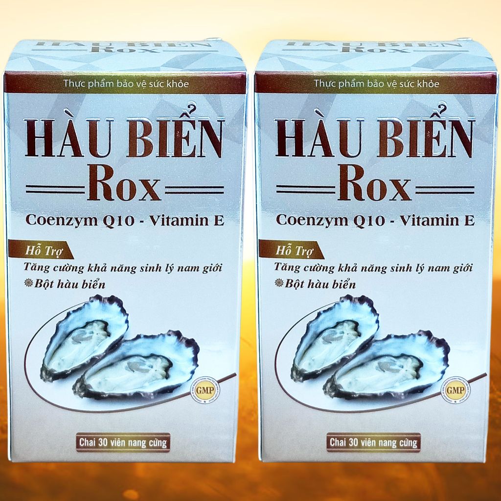 Combo 2 Hộp Hàu Biển Rox Trắng - Rostex - Vinaphar - Vitamin Thanh Lọc