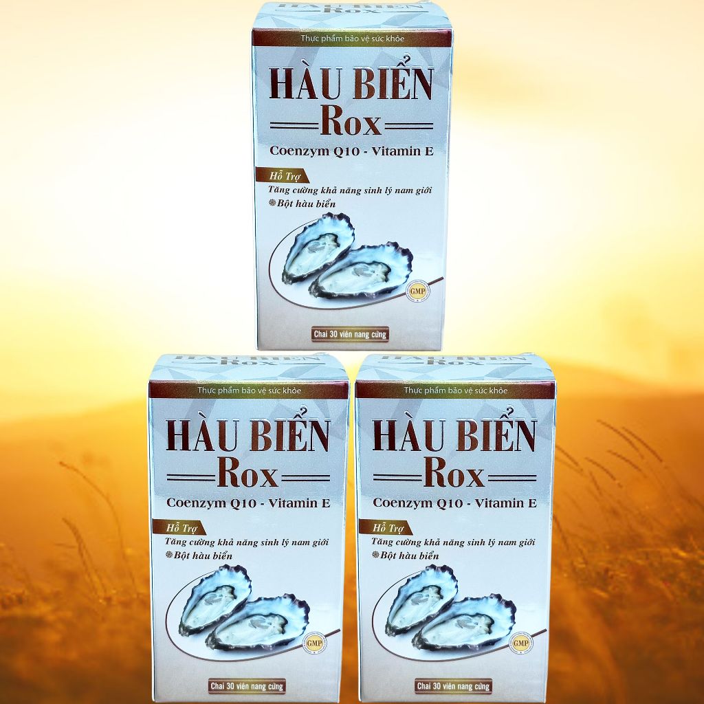 Combo 3 Hộp Hàu Biển Rox Trắng - Rostex - Vinaphar - Vitamin Thanh Lọc