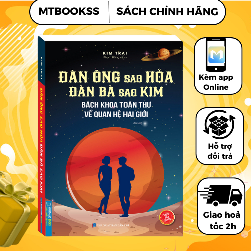 Sách - Đàn Ông Sao Hoả Đàn Bà Sao Kim (bìa mềm)