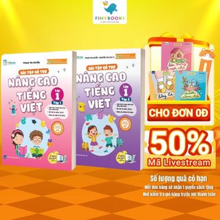 Sách - Combo Bài tập bổ trợ nâng cao Tiếng Việt Lớp 1 - Theo chương trình SGK mới - TKBooks