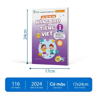 Sách - Combo Bài tập bổ trợ nâng cao Tiếng Việt Lớp 1 - Theo chương trình SGK mới - TKBooks