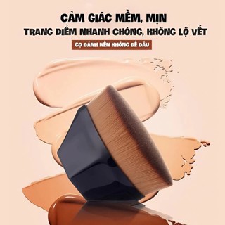 Cọ Đánh Nền Kim Cương Flat Top Siêu Mịn Không Lộ Vệt | Cọ Foundation Makeup Không Ăn Kem