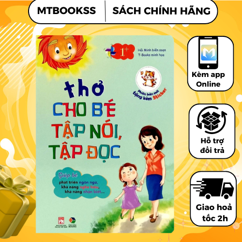 Sách - Thơ Cho Bé Tập Nói, Tập Đọc