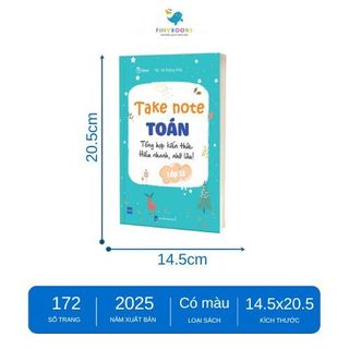 Sách - Take Note Toán Lớp 11 - Tổng hợp kiến thức, Hiểu nhanh nhớ lâu - TKBooks