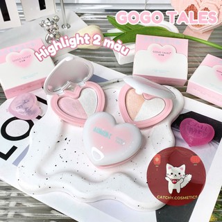 [GOGO TALES] Bắt Sáng/Highlight Gogo Tales 2 Màu Trái Tim Vỏ Hồng, 6g (GT760)