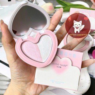 [GOGO TALES] Bắt Sáng/Highlight Gogo Tales 2 Màu Trái Tim Vỏ Hồng, 6g (GT760)