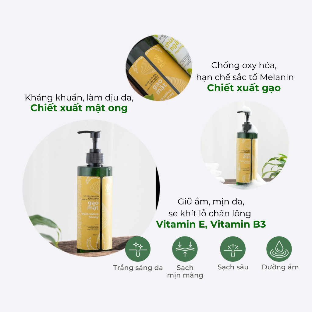 Sữa Tắm KOLAN 500ml, Làm Sạch Da, Dưỡng Ẩm, Mềm Mịn, Lưu Hương