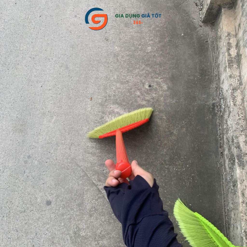 Chổi chít quét nhà lông cước mềm, chổi cước nhựa quét nhà siêu sạch, siêu bền dễ quét