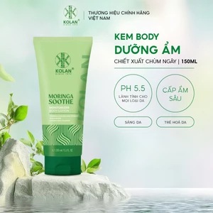 Kem Dưỡng Thể Trắng Da KOLAN 150ml, Cấp Ẩm, Chống Nứt Nẻ, Trẻ Hóa Da