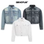 DENIM ON DENIM SET DEVOTUS Áo Khoác Denim BOXY và Quần Baggy Jeans Ống Rộng Local Brand Unisex