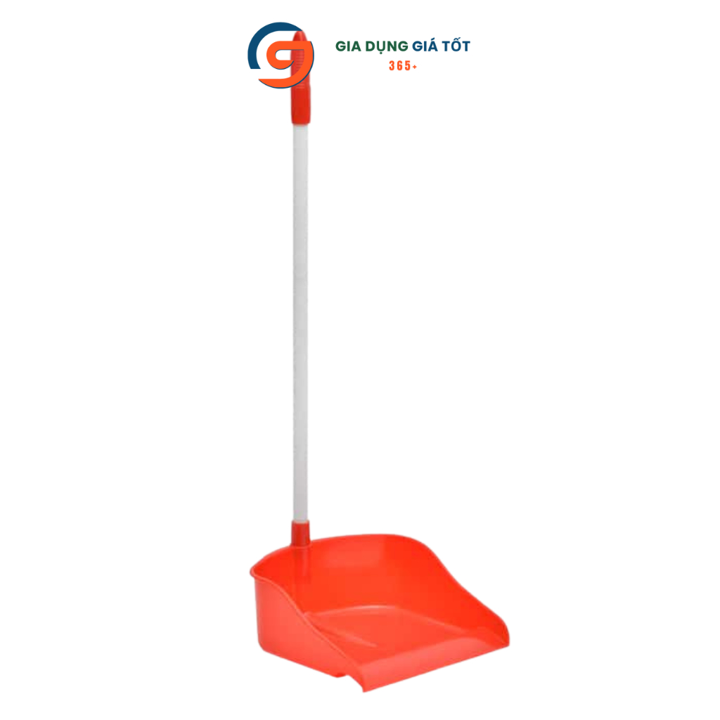 Xẻng hót rác cán dài 76cm bằng nhựa Song Long, hót rác không cúi, nhẹ tay, siêu bền